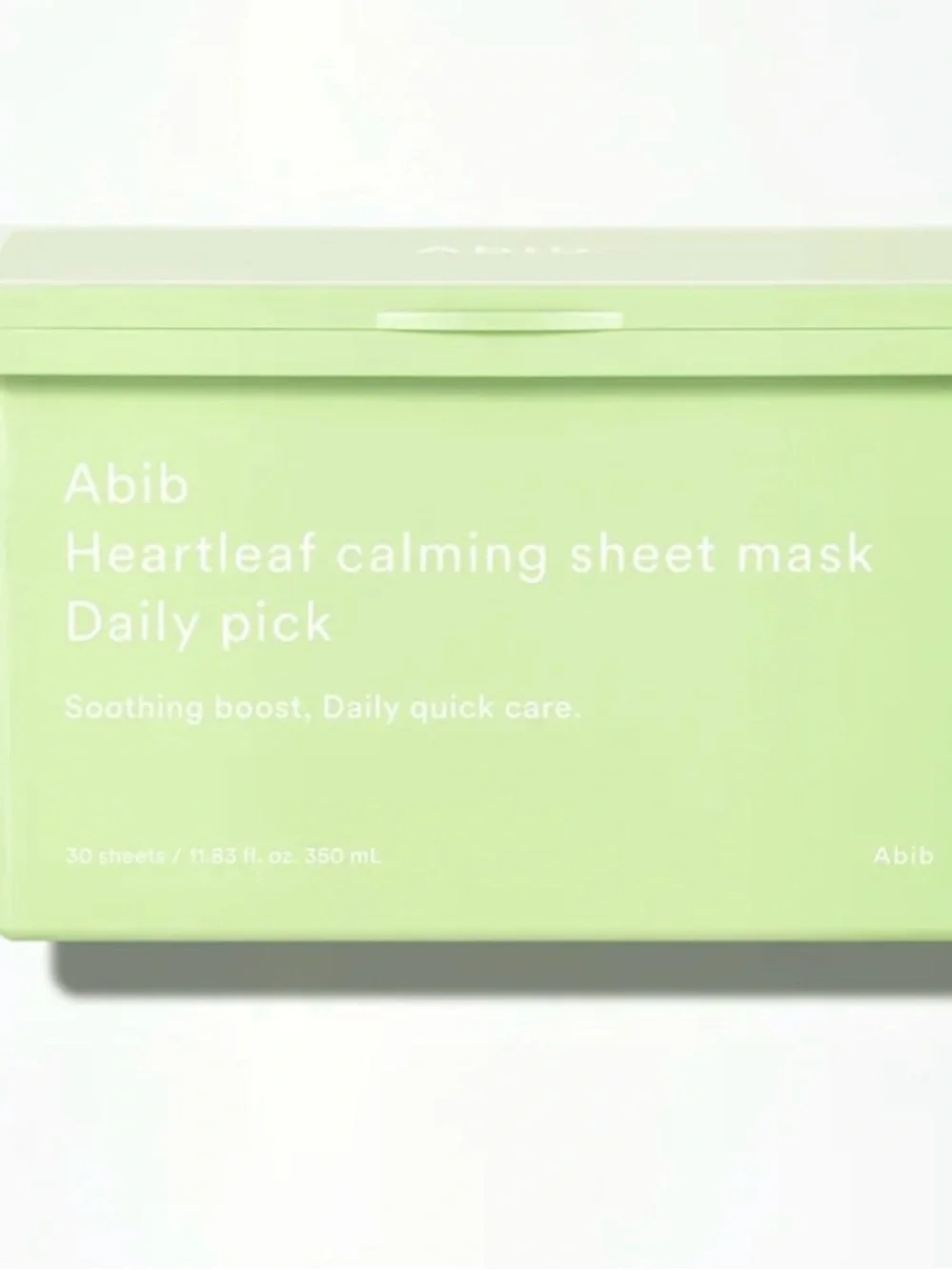 Abib Heartleaf Calming Sheet Mask Daily Pick